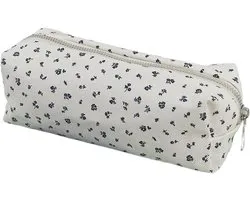 Pencil case, pencil case, unisex pencil case, small and cute cartoon bag can be used as toy cosmetics keychain, white - ShopVlot