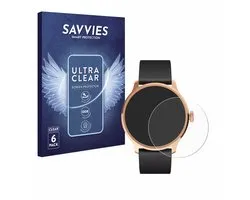 Savvies - Protecteur d'écran pour Withings ScanWatch Light - Film de protection transparent (6 pièces)
