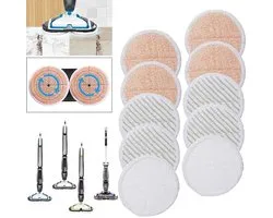 Lot de 10 serpillières douces pour Bissell SpinWave 20522, 2240N, 2039A - Serpillière en microfibre de haute qualité - Accessoires pour serpillières - Lot de 10