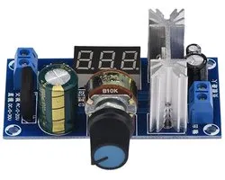 LM317 Power Regulator Adjustable Voltage Regulator Digital Voltage Display Power Board Linear Controller