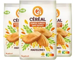 Céréal Madeleines - 3 x 150 gr - Voordeelverpakking