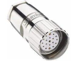 Lumberg Automation 2135 Sensor/actuator connector, niet geassembleerd M23 Aantal polen (sensoren): 19 Koppeling, recht