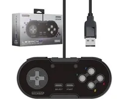 Contrôleur filaire Legacy16 Onyx (Retro-Bit)