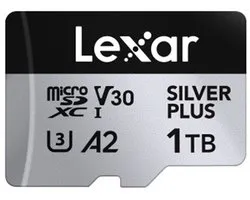 Carte Micro SD Lexar Silver Plus 1 To 205 Mbit/s UHS-I V30