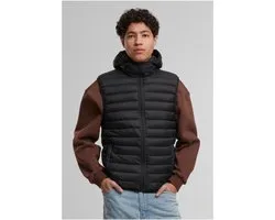 Urban Classics - Light Weigh with hood Mouwloos jacket - XL - Zwart
