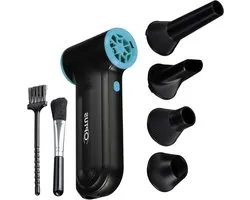 Optus 120 W elektrische ventilator stofdroger auto Air Dster met accu 3 snelheden 4 sproeiers USB C