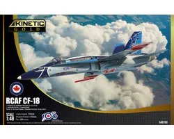 Kinetic Modelbouwpakket Militaire voertuigen - 48150 McDonnell Douglas CF-188A Hornet - Centennial Demostratie Team 2024 - Canadese Straaljager Plastic - 1:48 - Modelbouw