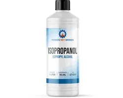 Isopropanol 99,9% Zuiver - 1 liter - IPA - Isopropyl alcohol