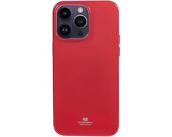 Goospery - iPhone 15 Pro Max - Coque arrière - Jelly - Rouge