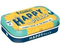 Mint box Happy pills - Nostalgic Art - Pepermuntjes - Mints