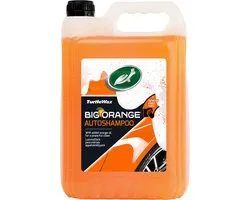 Turtle Wax Big Orange Auto Shampoo - Verwijdert snel vuil en viezigheid – Geeft schitterende glans – Streepvrij resultaat - 5 Liter