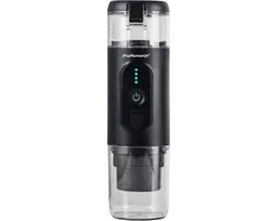 Coffee Mate® XL | 125 ml | Machine à café portable compacte | Machine à expresso | Noir mat | Portable | Voyages | En route | Électrique | Rechargeable | Sans fil | Entièrement automatique | Tasses à café | Café filtre | 12V | Élément chauffant