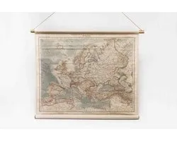 Wandkaart 'Europa' 90x70cm