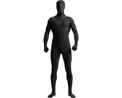 Combinaison Zentai Spandex Costume Corps Entier Unisexe - Noir (Taille XL)
