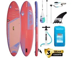 Aquatone Wave Premium SUP Board 10'6 - Opblaasbaar Paddle Board - Complete Set - Max. 143KG - 320x81cm