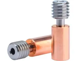 3 S1 Bi-Metal Heatbreak,Sprite Extruder Pro Koper+Titaniumlegering Bimetaal Heatbreak voor Ender 3 S1/S1 Pro/S1 Plus/Ender 3 V3 SE/V3 KE/CR-10 SE/K1/K1 Max/Ender 5 S1 Hotend.(2 stuks)