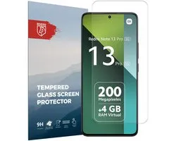 Rosso 9H Tempered Glass Screen Protector Geschikt voor Xiaomi Redmi Note 13 Pro 5G / 4G / Poco M6 Pro 4G | Glasplaatje | Beschermlaag | Beschermglas | 9H Hardheid
