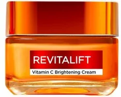 L'Oréal Paris Revitalift Clinical Vitamine C Brightening Cream - Pour tous les types de peau - Enrichie en vitamine C et acide salicylique - Pour un teint éclatant et des pores affinés - 50 ml