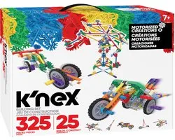 K'nex bouwset motorized constructiespeelgoed 25 modellen 325-delig.