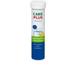 Care Plus Carbohydrate Electrolyte bruistablet - Citroen / Limoensmaak - 20 stuks