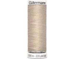 Gütermann Alles Naaigaren, Beige  Nr. 722, 200 meter, Per stuk.