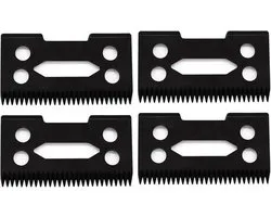 Verstelbare tondeuse vervanging bewegend mes, zirkonia keramisch snijmes compatibel met Wahl 5-sterren Super Taper Magic Clip 8504 1919 8148 Tondeuse (zwart, 4)