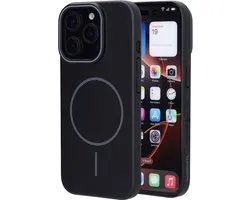 Mobiparts Slim Line Case geschikt voor Apple iPhone 16 Pro - MagSafe Onyx - Zwart