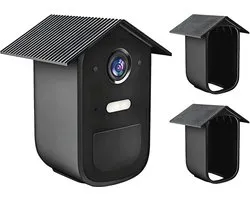 Boîtier en silicone résistant aux intempéries pour EufyCam 2C/2C Pro - 2 pièces, étanche et protection UV pour l'intérieur et l'extérieur