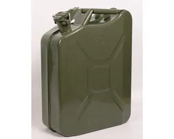 YYchan Jerrycan 20 L - Étanche - Résistant à la rouille - Métal robuste - Réservoir de carburant - Pour voiture - Extérieur - Réserve d'urgence - Stockage