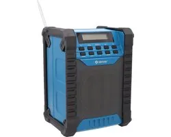 Denver Bouwradio DAB - Bluetooth - met Accu - AUX - FM - USB-C - Spatwaterdicht - WRD60