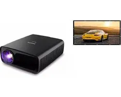 Beamer LED Philips NeoPix 320 Full HD - Écran 100 pouces inclus - Wi-Fi - Bluetooth - Keystone automatique