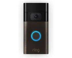 Ring Video Deurbel (2de generatie) - Batterij - 1080p HD-video - Venetiaans Brons