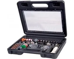 Ensemble d'outils Combi FERM - Ensemble d'accessoires pour outil multifonction rotatif - Universel - 100 pièces