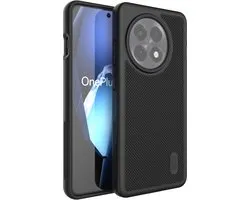 Geschikt voor OnePlus 13R 5G - Militaire kwaliteit - Dubbellaags - Schokbestendig - Back Cover Hoesje - Zwart