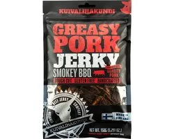 Kuivalihakundi Greasy Pork Jerky - Smokey BBQ - 2 x 150g - Beef jerky