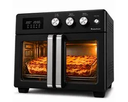 TurboTronic AFD32 Airfryer XXL et four - Double porte - 32 litres - Zwart