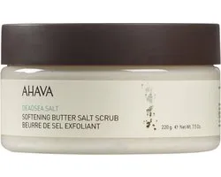 AHAVA Dode Zeezout Scrub - Gladmakend & Verkwikkend | Natuurlijke Exfoliatie | Gezichtsreiniger & Gezichtsscrub | Body Scrub voor mannen & vrouwen - 220g