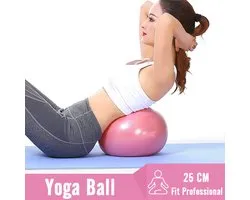 Pilates Ring - Weerstandsbanden - Pilates bal - Yoga ring set - Accessoires voor Thuisgymnastiek - Ideaal voor fitness en flexibiliteitsoefeningen - Complete Lichaamsverstevigingsset - Roze