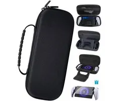 IMENGINE® Case Geschikt voor Playstation Portal PS5 - inclusief Screenprotector - Hoesje Geschikt voor PlayStation Portal - Waterbestendige Reistas/Opbergtas -PS5 Portable Case - Beschermhoes - Zwart