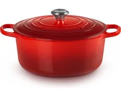 Le Creuset Signature casserole à sauce 6,7 L Rond Rouge