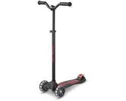 Maxi Micro Deluxe Pro Scooter met LED Verlichting voor Kinderen 5-12 Jaar, Ergonomisch en Verstelbaar