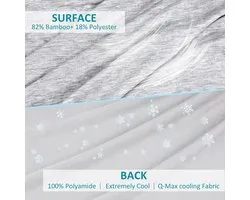 SnelShoppen - Koel Dekbed - Uplayteck Cooling Blanket - Ademend, Lichtgewicht, Makkelijk te Reinigen - Perfect voor Zomer, Camping, Kinderen, Tuin, Sl