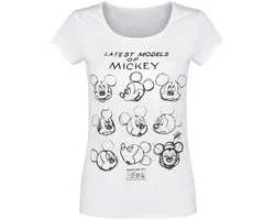 Mickey Mouse Latest Models Of Mickey Dames T-shirt - wit - M