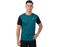Tennisshirt HEAD Men Slice Shirt Teal-L