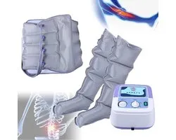 Lymphatic Drainage Machine, Air Compression Leg Massager, Waist Arm Leg Wraps Foot Ankle Calf Massage Machine For Relieving Pain Fatigue, Timing Func