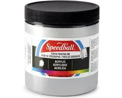 Acrylic ink zilver screen printing - Speedball