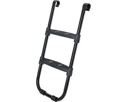 SONGMICS Antislip trampolineladder, met metalen frame en brede treden