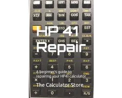 The Calculator Store Books- HP41 Repair