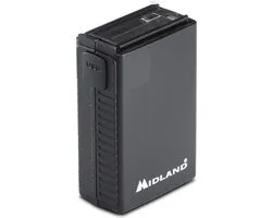 Midland PB42 - voor Midland Alan 42 DS - Li-ion 2800 mAh battery pack - USB-C - CB Handheld - CB Portofoon - CB Radio - AM/FM - 27 MHz