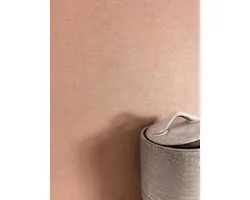 NEWROOM Non-woven Wallpaper Pink Old Pink Plain Linen Look - Modern Textile Structure Wallpaper Living Room Bedroom